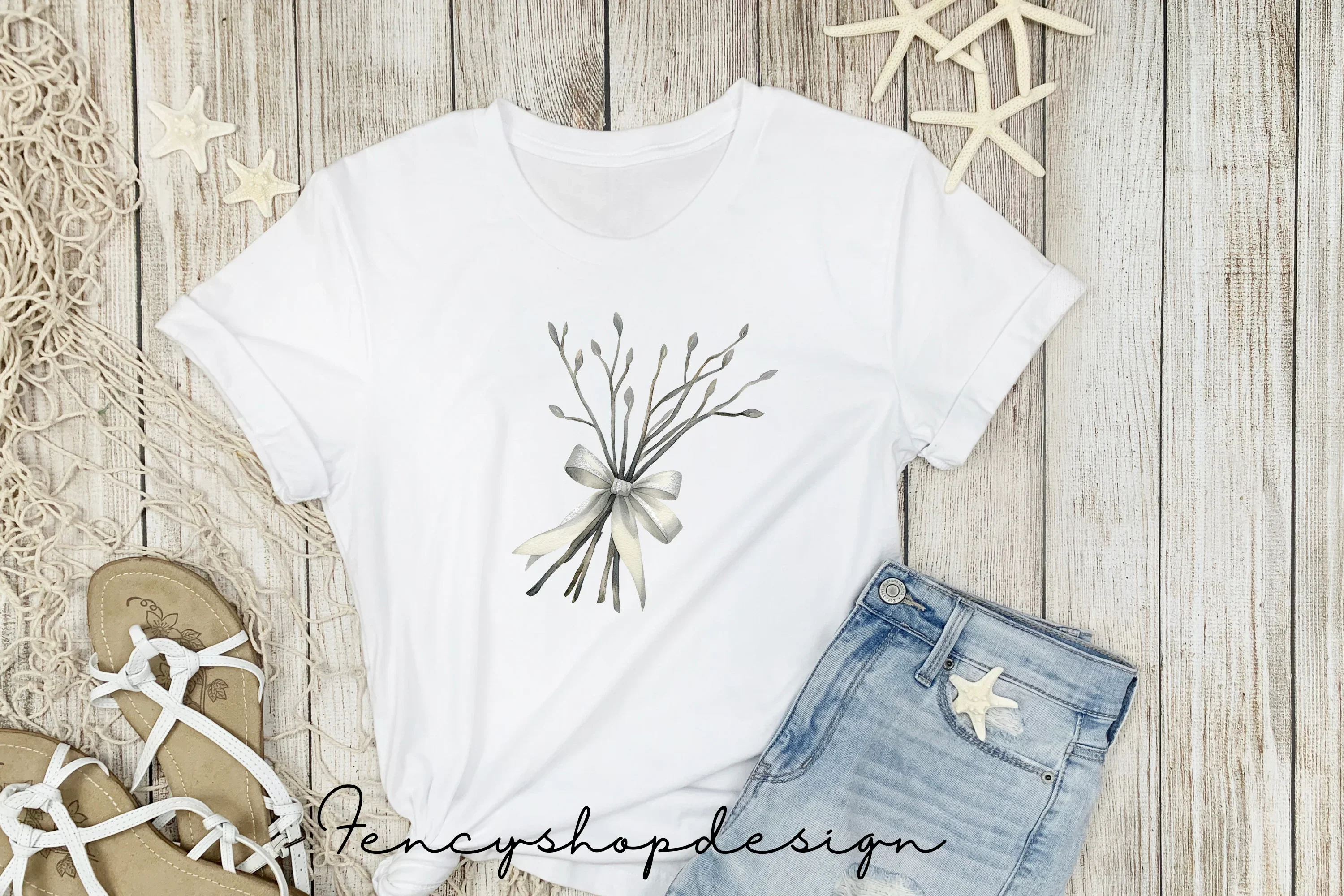 Winter Branches Clipart Bundle - Image 3