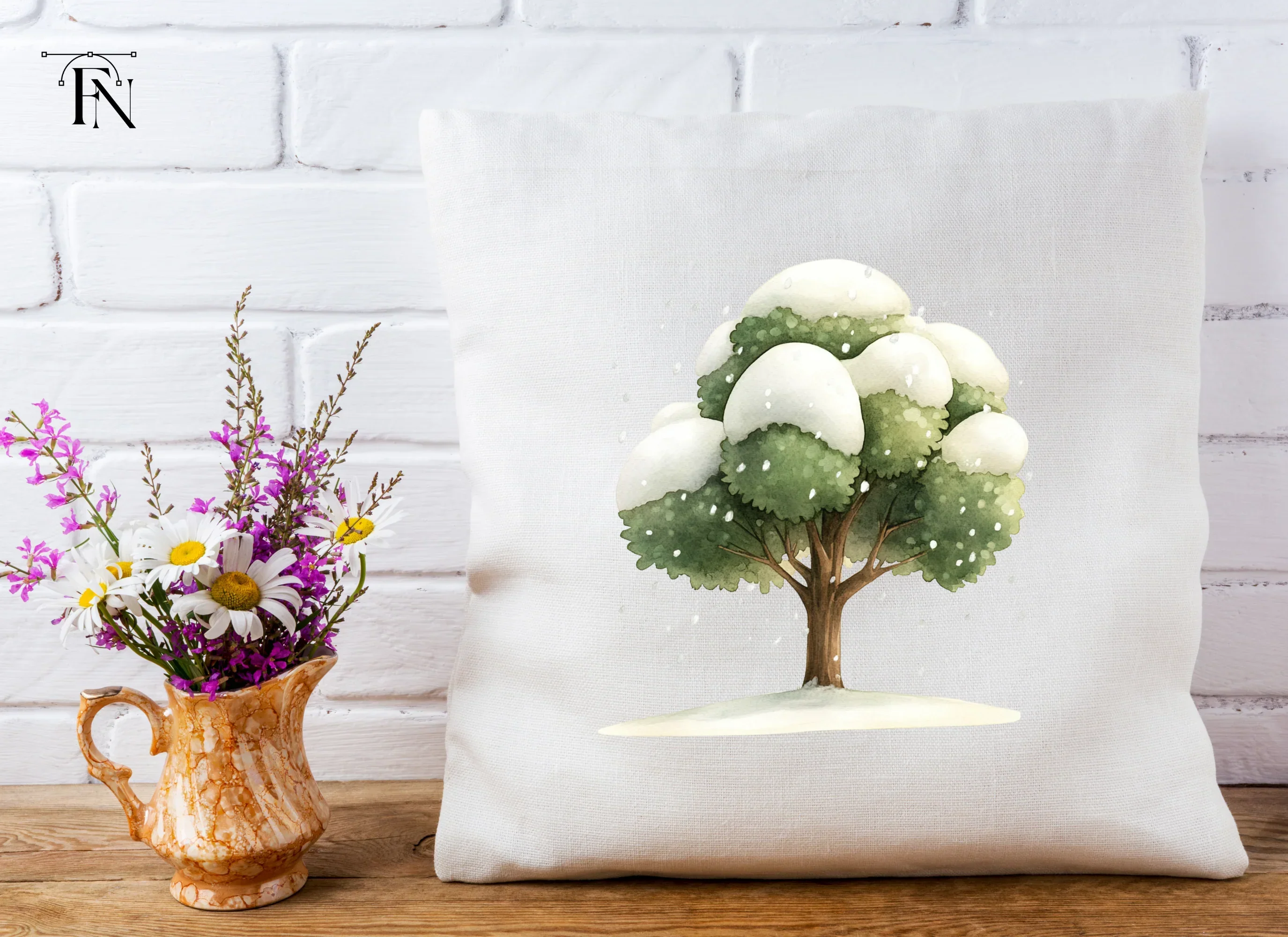 Winter Trees Clipart Bundle - Image 4