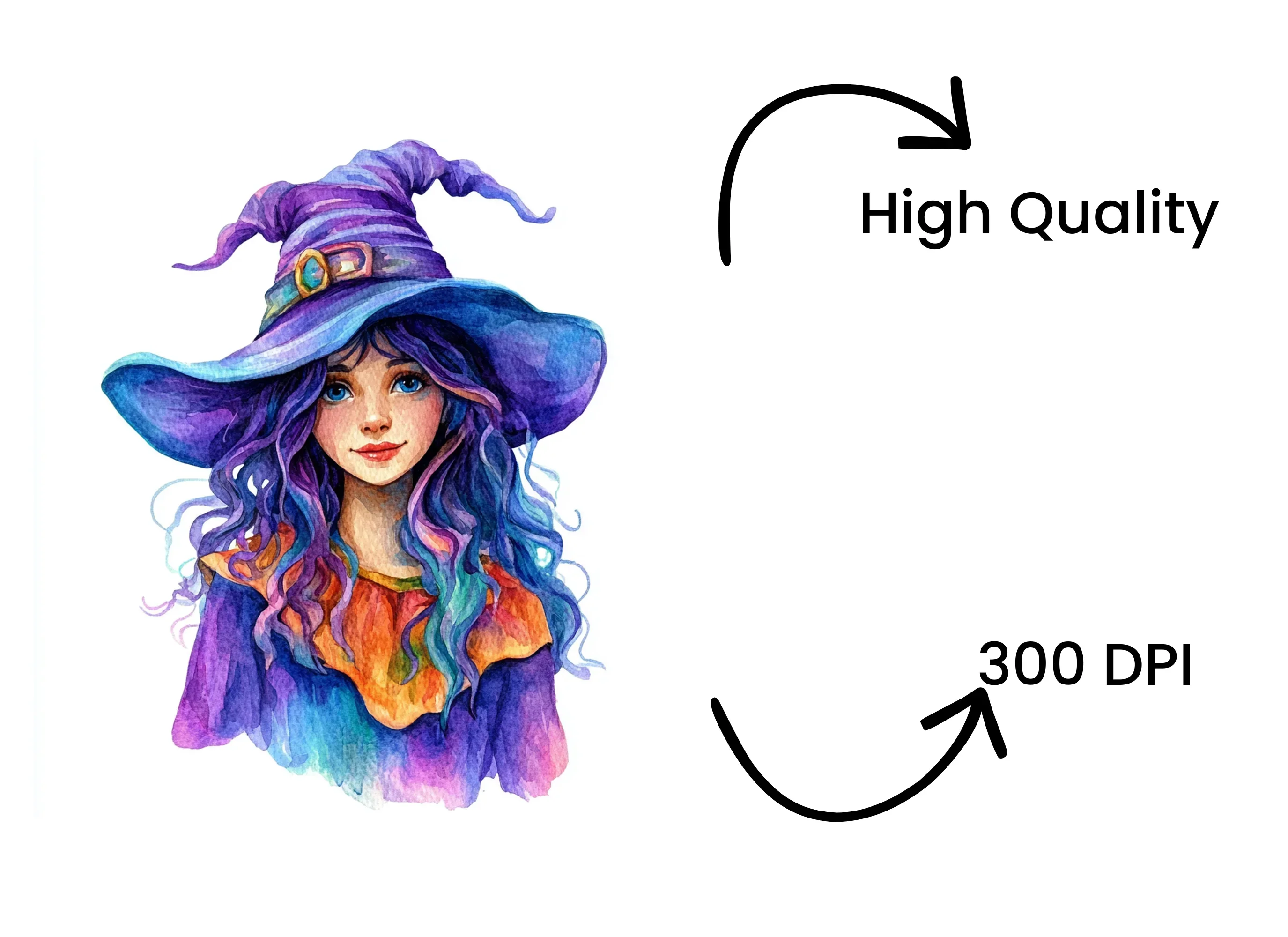 Witch Clipart Bundle - Image 4