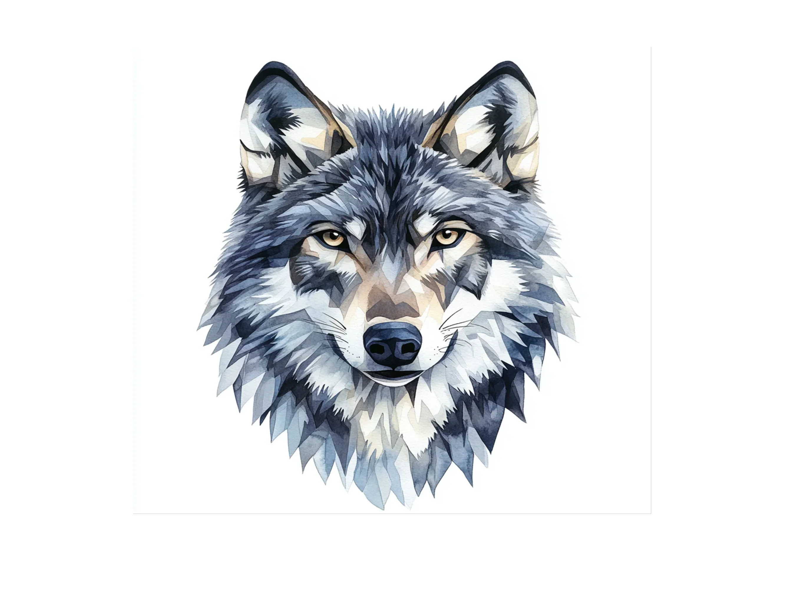 Wolf Head Clipart Bundle - Image 2