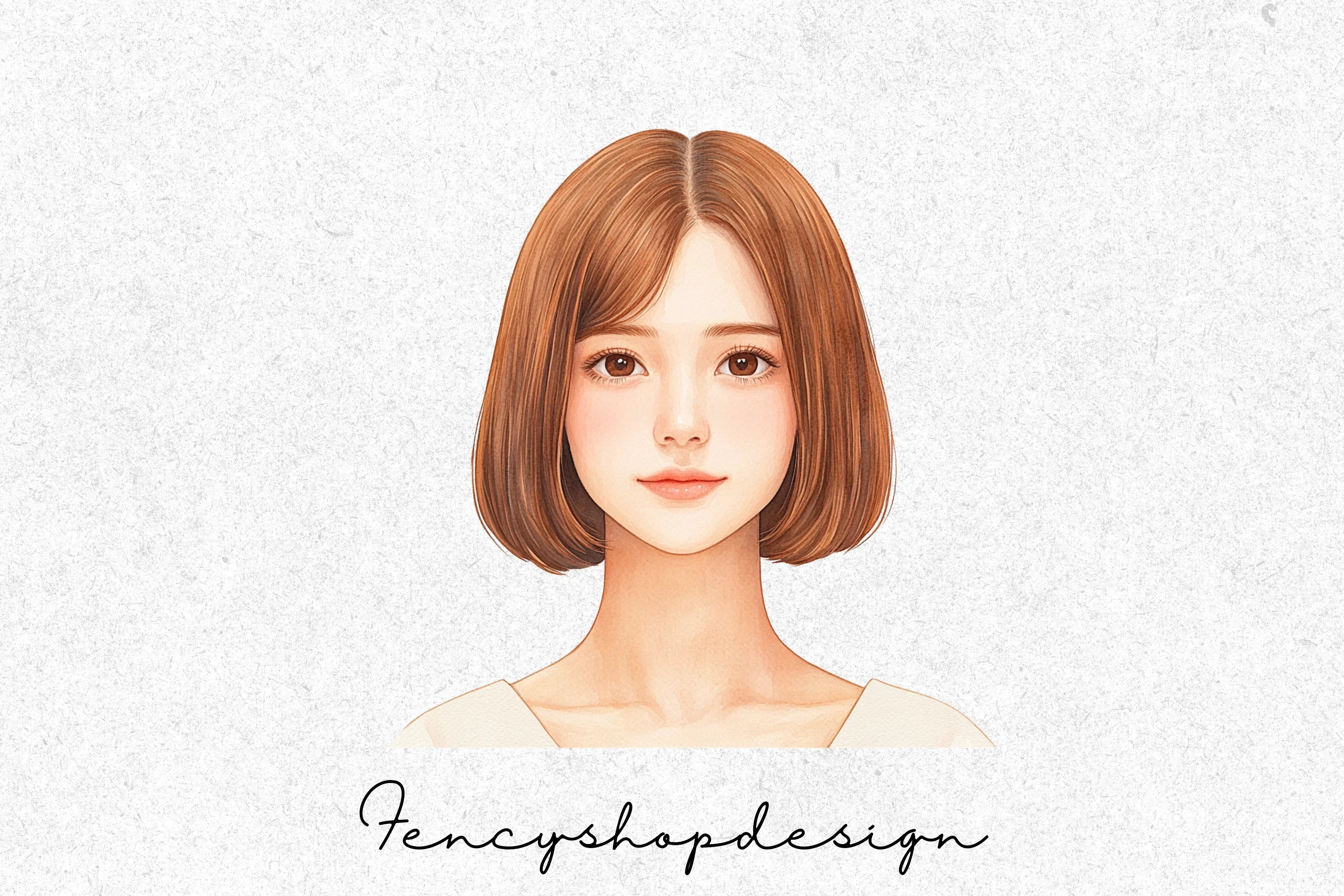 Woman Portrait Clipart Bundle - Image 7