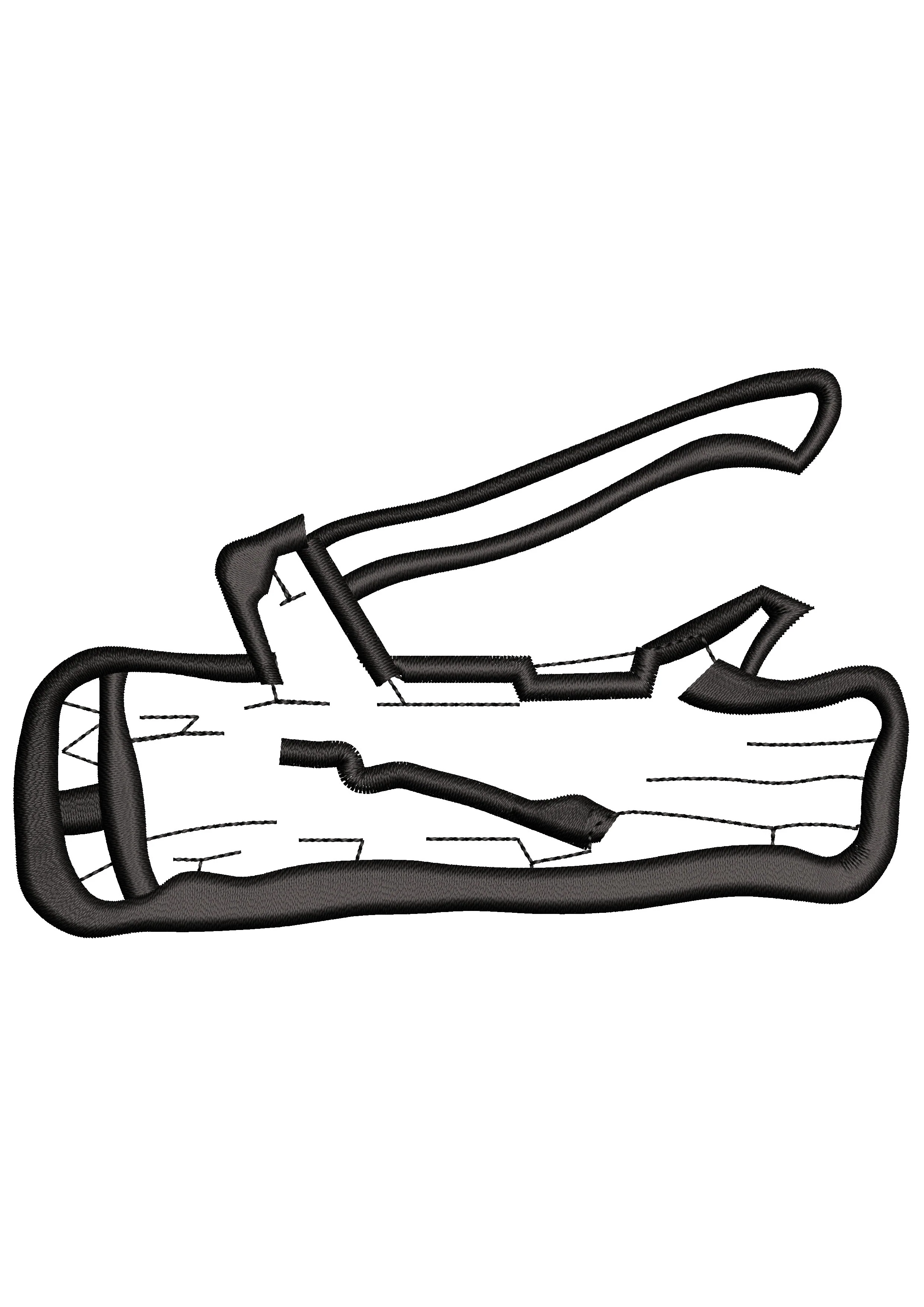 Wood Axe Embroidery Design