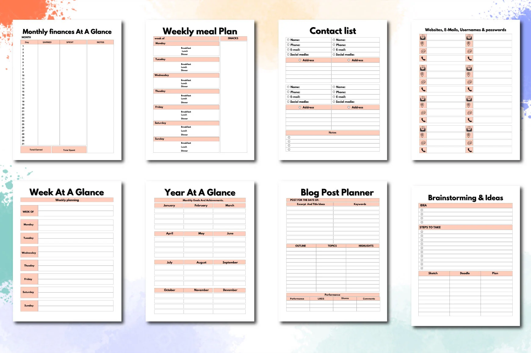 Working From Home Planner - Image 2