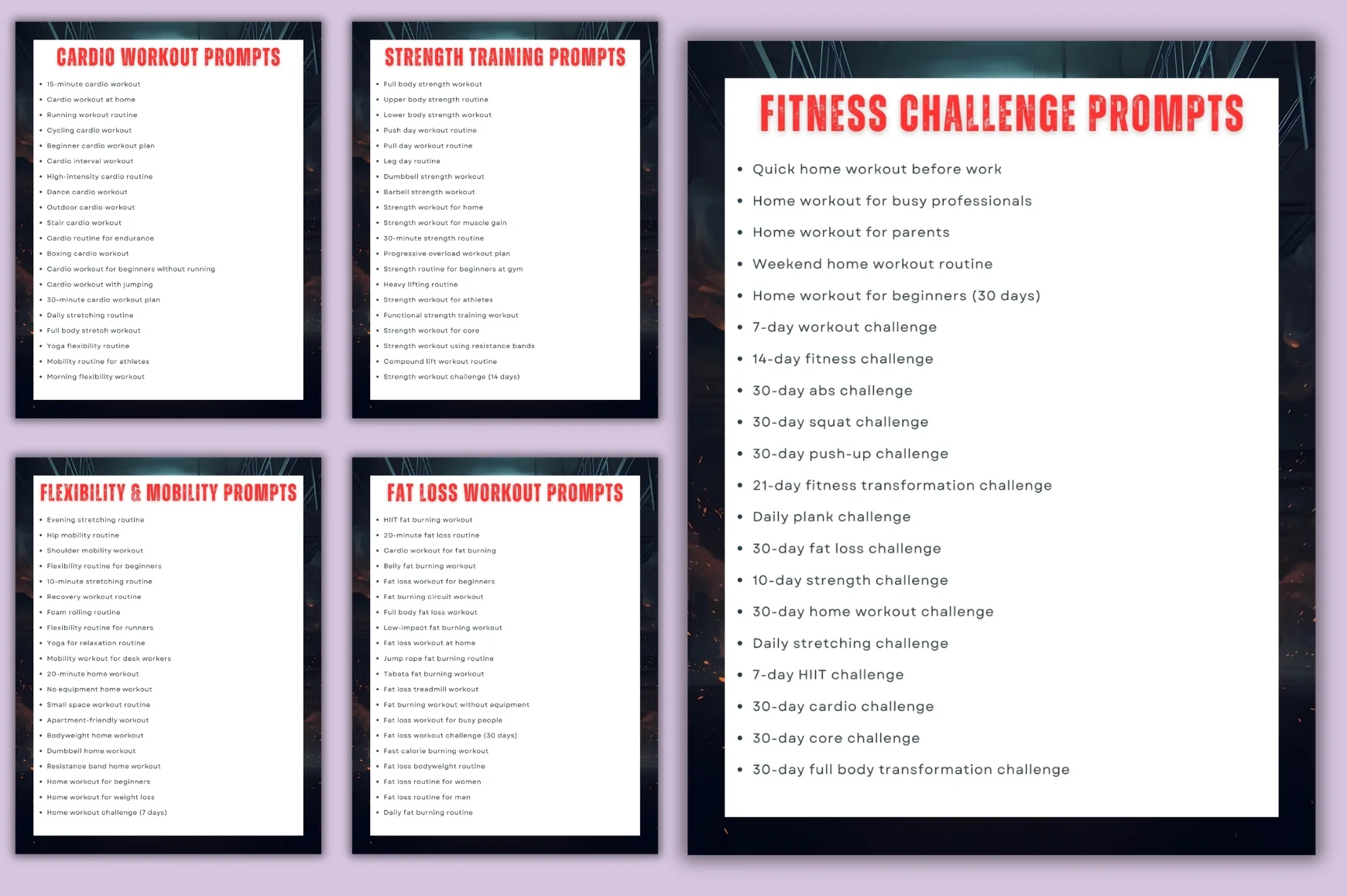 Workout Routine Prompts - Image 8