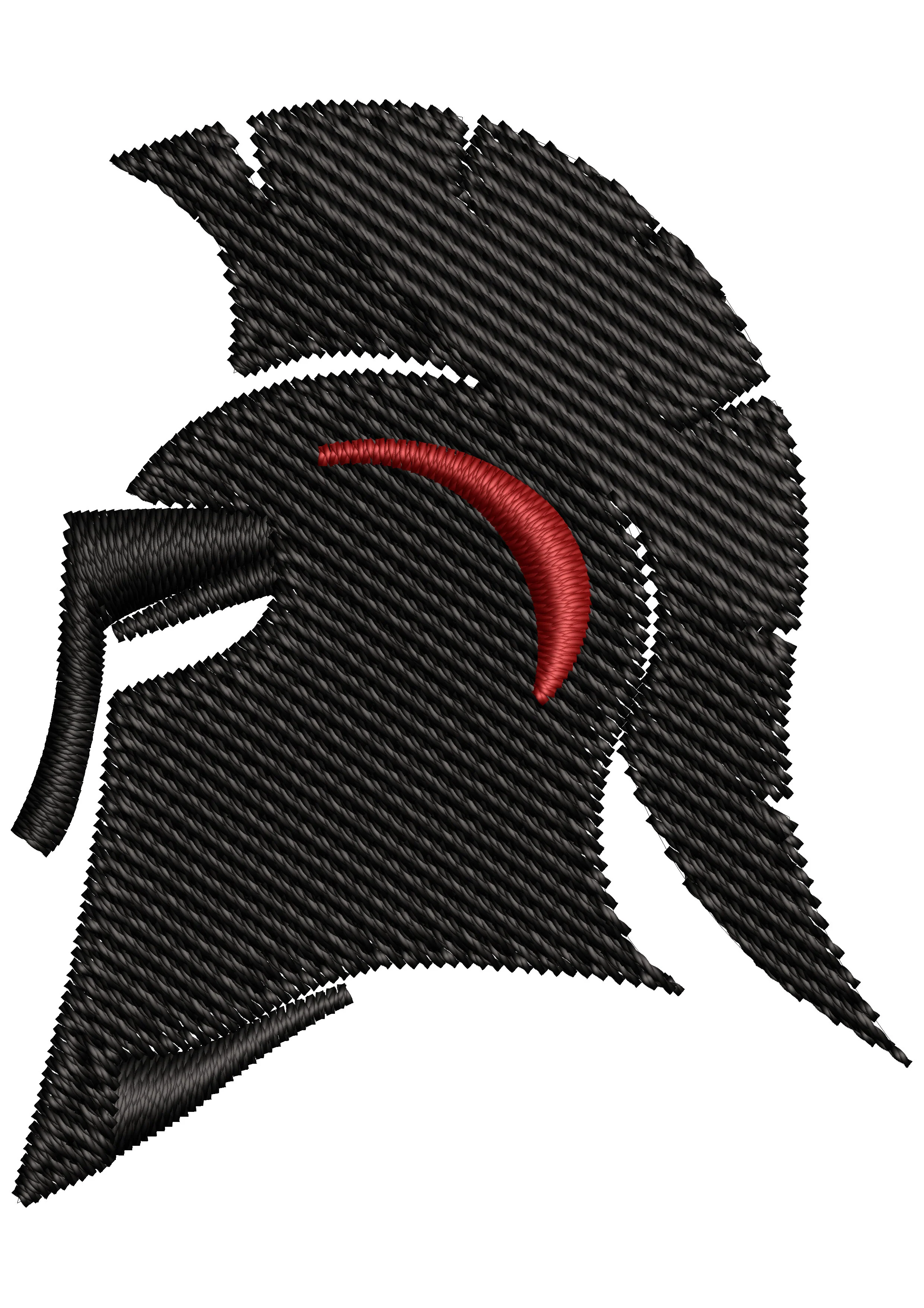 Worrior Man Embroidery Design