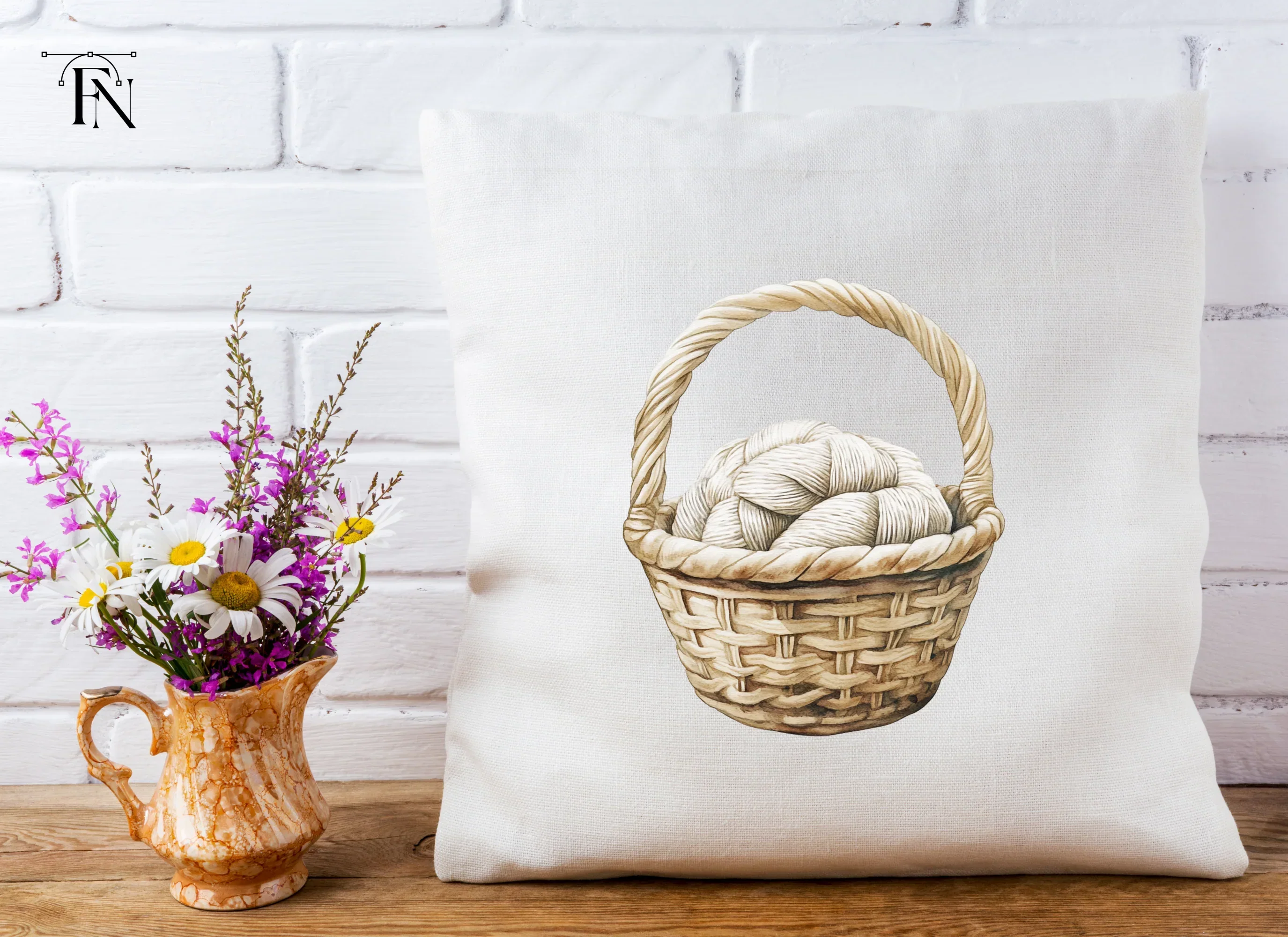 Yarn Baskets Clipart Bundle - Image 5