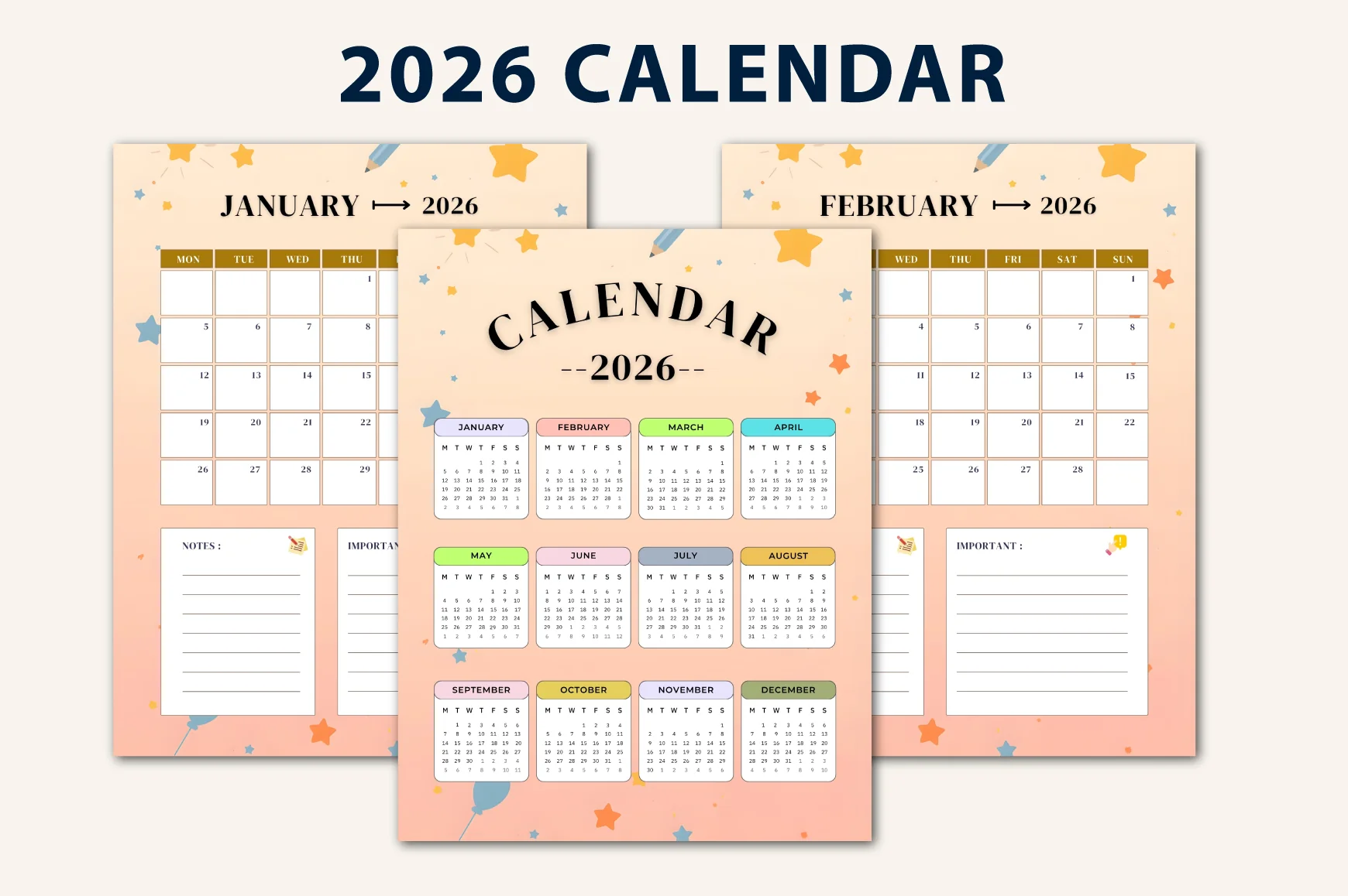 Yearly Activities Kids Planner - Image 3
