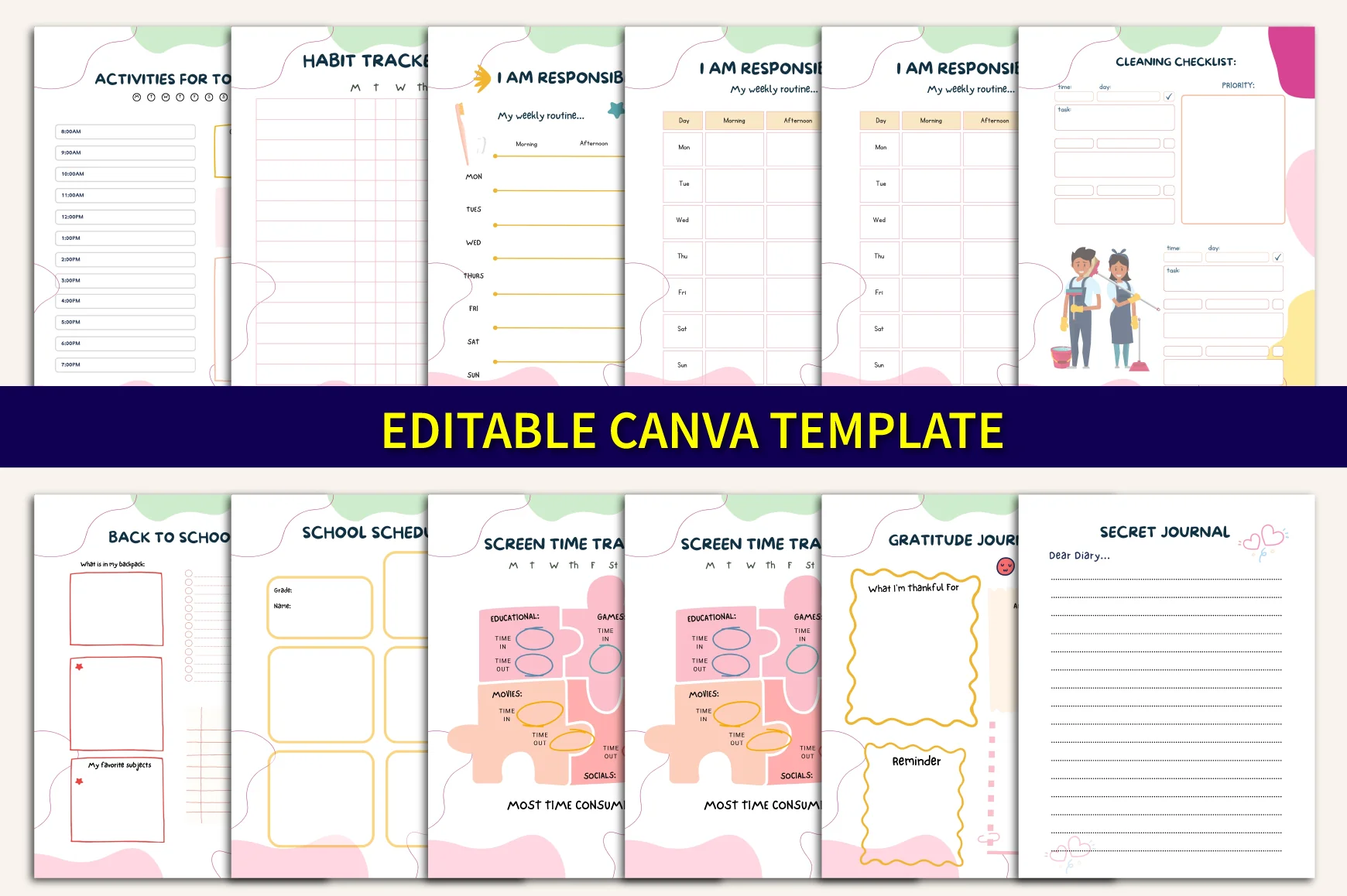 Yearly Activities Kids Planner - Image 5