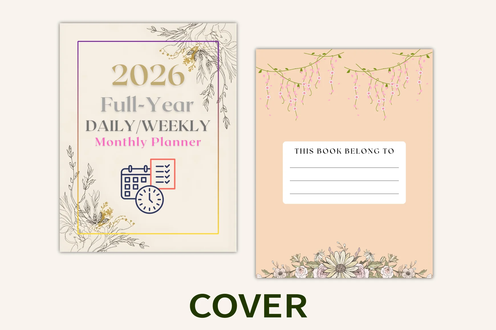 Yearly Daily Weekly Monthly Planner - Image 2