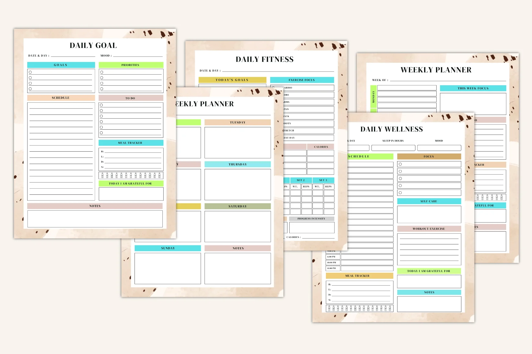 Yearly Daily Weekly Monthly Planner - Image 5