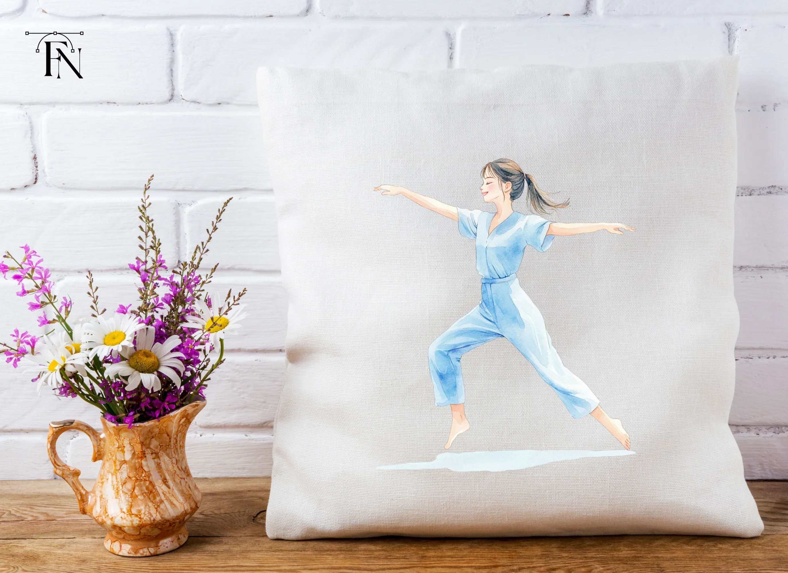 Yoga Pose Woman Clipart Bundle - Image 5