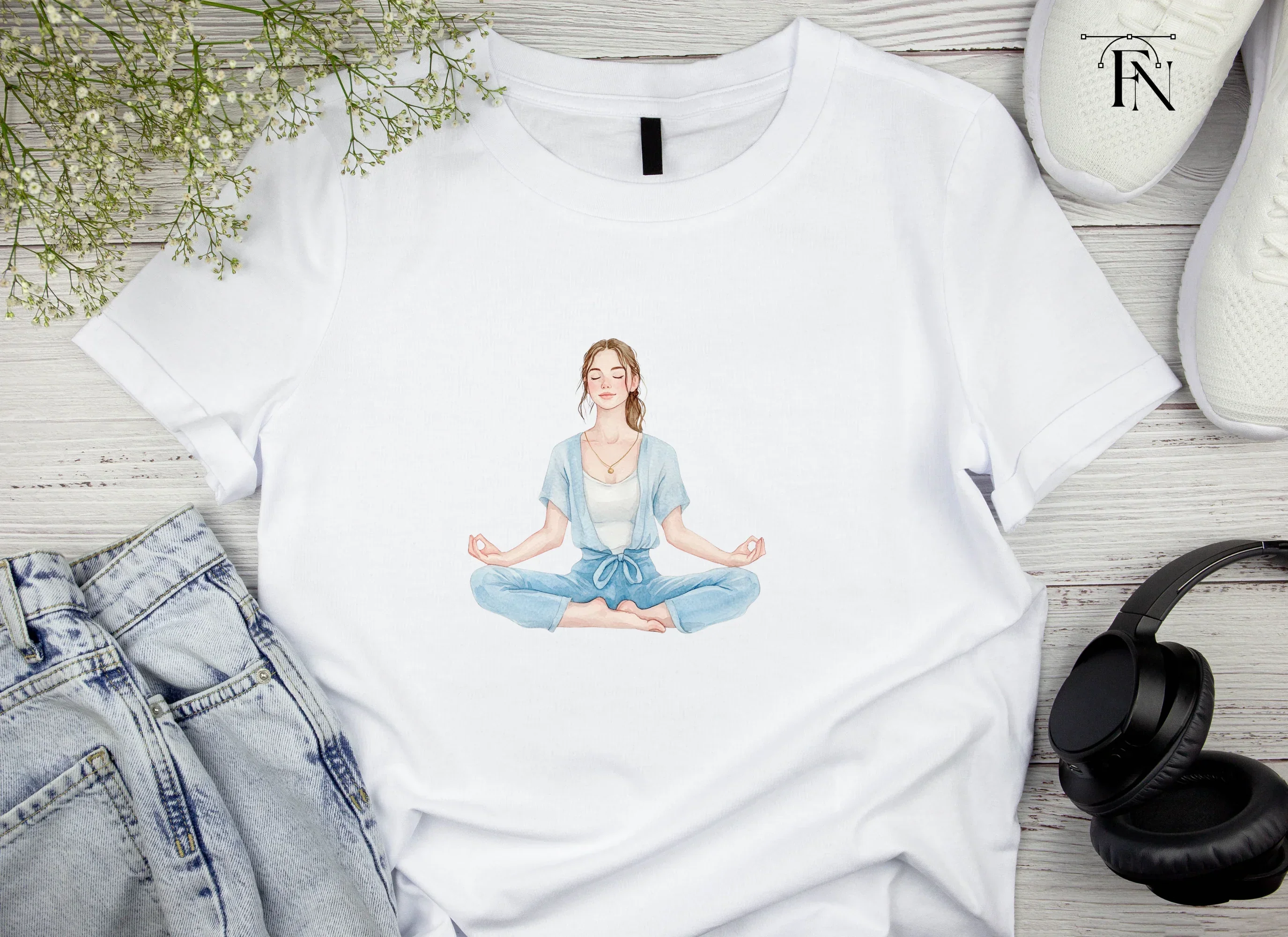 Yoga Women for Serenity Clipart Bundle - Image 4