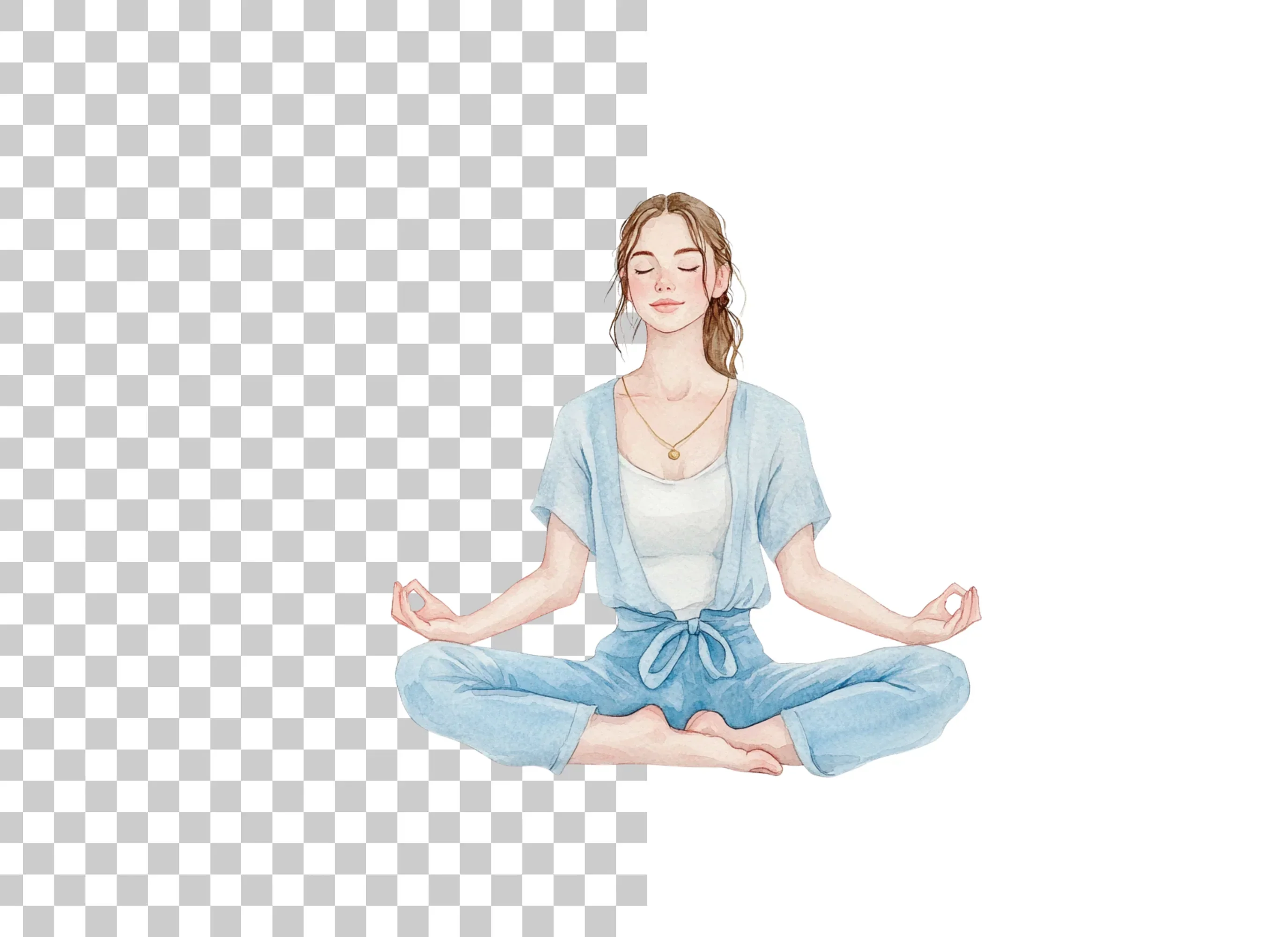 Yoga Women for Serenity Clipart Bundle - Image 5