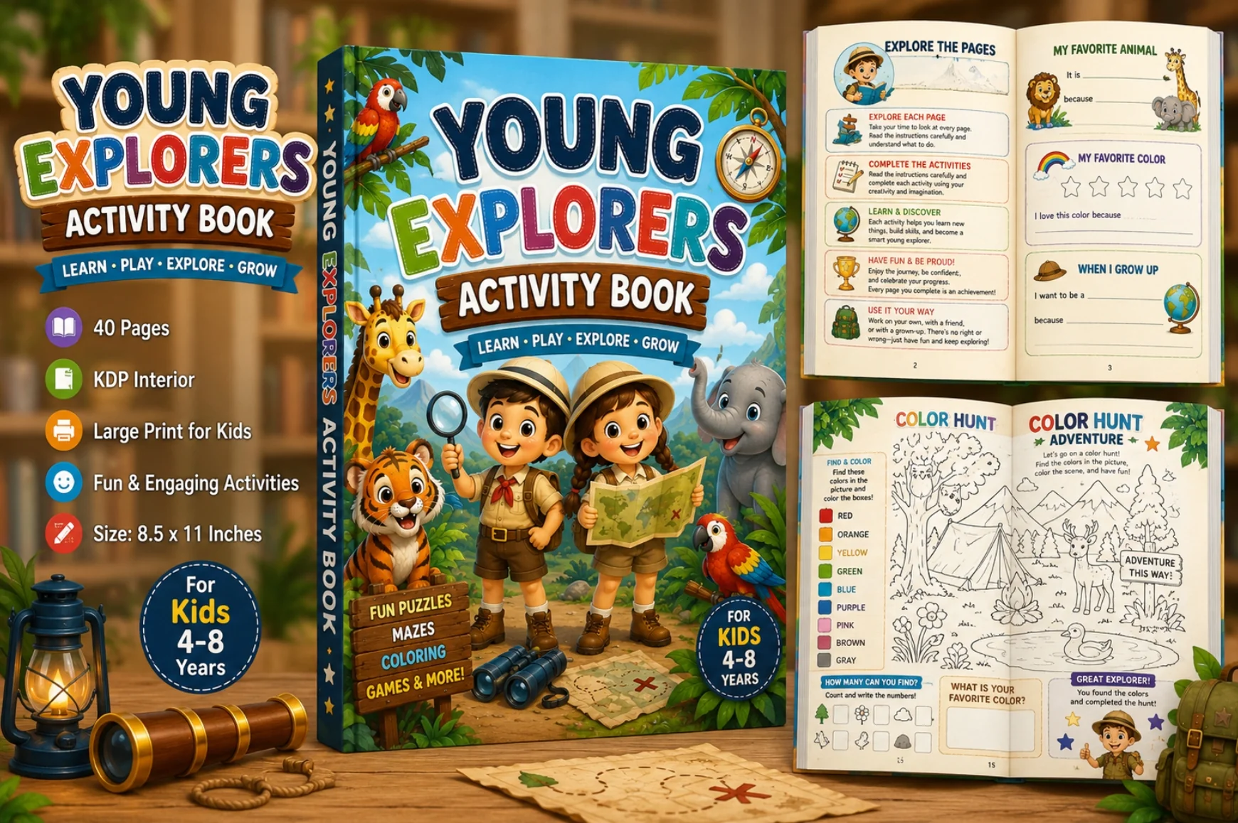 Young Explorers Activity Book