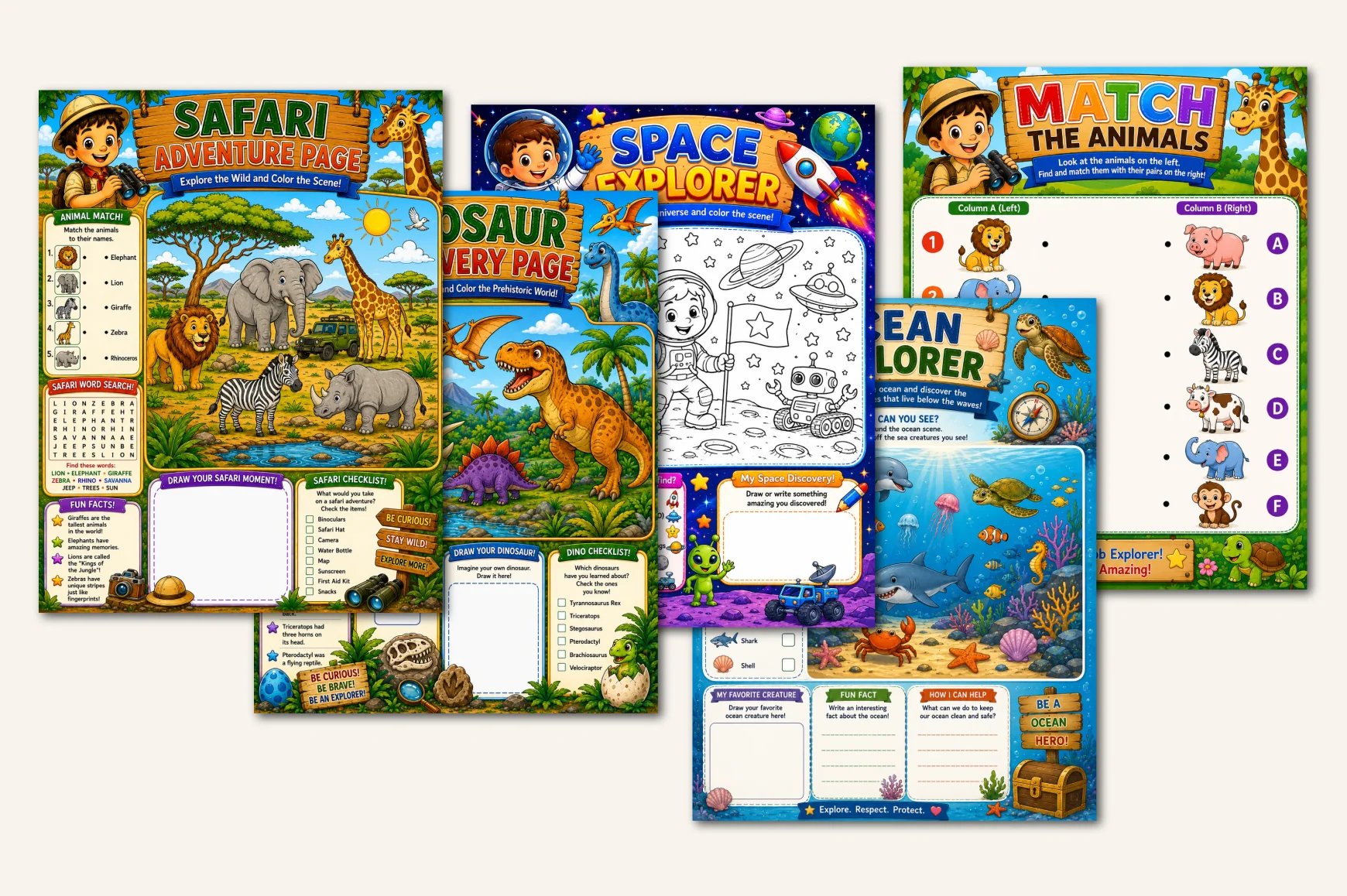 Young Explorers Activity Book - Image 3