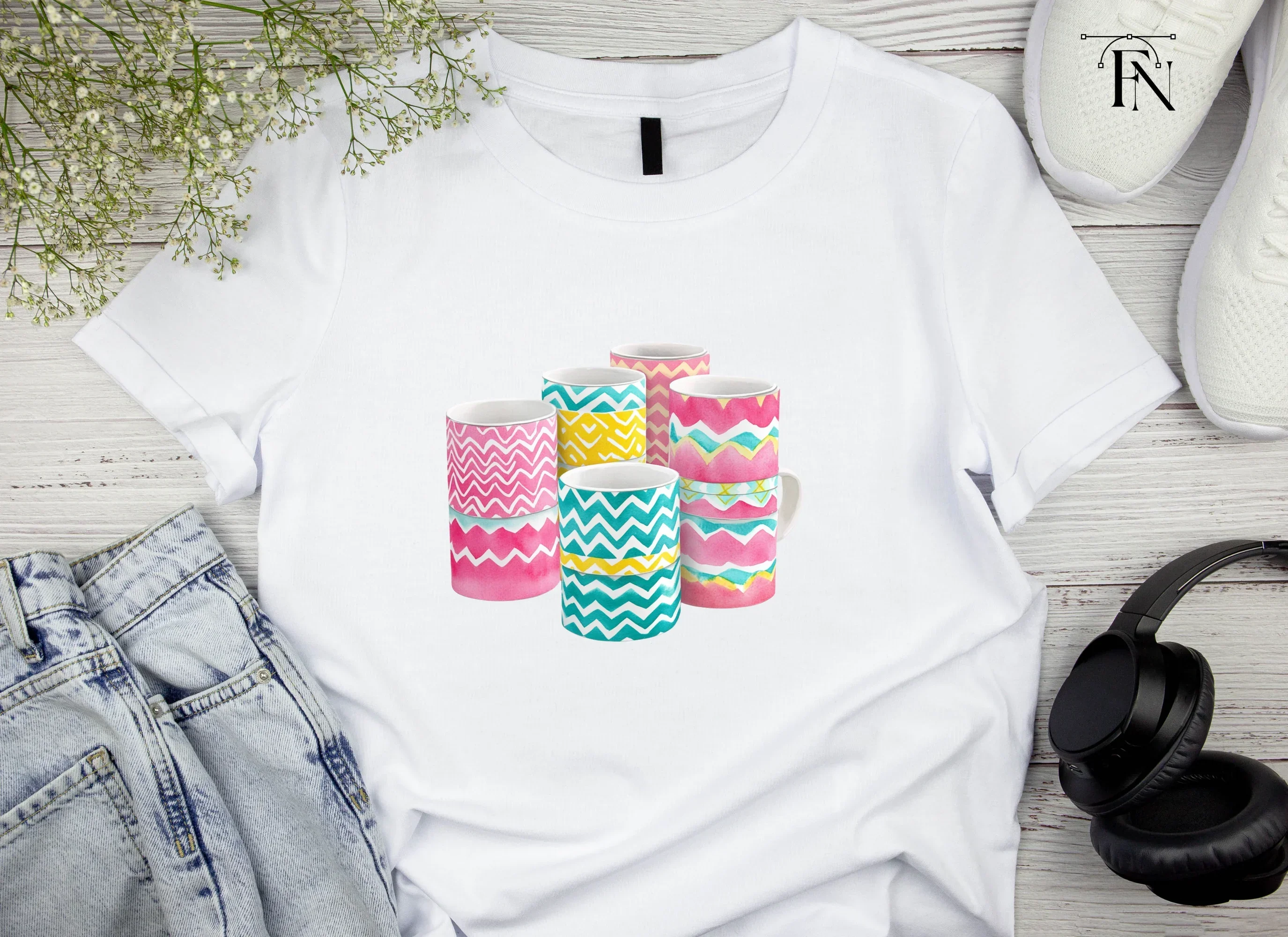 Zigzag Pattern Clipart Bundle - Image 5